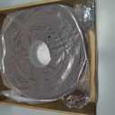 Elvone Garage Door Seal Top and Sides, 36 FT Universal TPE Weather Stripping Garage Door Trim Seal Weatherproofing Garage Door Seals with Nails and Lids in Brown