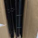 Foldable Metal Wire Dog Crate with Tray, Double Door, Divider, 22 x 13 x 16 in, Black