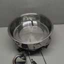 Chafing Dish for Buffet Set, by Kook, Catering Food Warmers, Round Dishes, Warmer Tray, Stainless Steel with Glass Cover and Holder, for Parties, Dinners, 4.5 Qt (1 Pack)