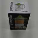 Proctor Silex Electric Citrus Juicer Machine, Large 34 oz. Pitcher, Pressure Activated, 2 Reamers for Big and Small Fruit, Pulp Control, for Orange, Lemon, Grapefruit Juice, White & Green (66340)