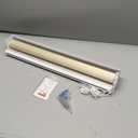 Zebra Blinds for Windows, Free-Stop Zebra Shades, Dual Layer Light Filtering Sheer Blinds for Indoor Windows, Roller Window Shades for Privacy (24" W X 72" H, Cream)