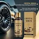 Crystal Serum for Cars 100 ml Advanced 9H Hydrophobic Graphene Ceramic Coating Paint Sealant(2PCS)