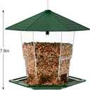 Jealoeur Bird Feeders for Outdoors Hanging Bird Feeder Wild Birds Seed, Green