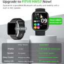 FITVII Health & Fitness Tracker (Answer/Make Calls), Smart Watch with 24/7 Heart Rate and Blood Pressure, Sleep Tracking, Blood Oxygen Monitor, 120+ Sport Modes Activity Tracker for Women Men