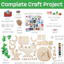 Creativity for Kids Build and Grow Tree House Craft Kit - Treehouse Playset Toy for Boys and Girls, Classic Toys for Kids (Ages 6+)