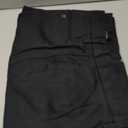 Amazon Essentials Men's Classic-Fit Wrinkle-Resistant Pleated Chino Pant (Big & Tall) (38W x 28L, Black)