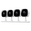 Tapo by TP-Link 1080P Indoor Security Camera for Baby Monitor, Pet Camera w/Motion Detection, 2-Way Audio Siren, Night Vision, Cloud & SD Card Storage, Works w/Alexa & Google Home, C100 (4-Pack)