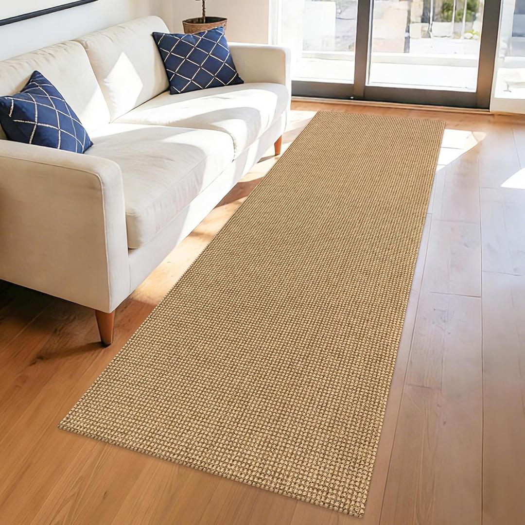 Boho Braided Runner Rug for Kitchen, 35x96