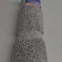 Unique Loom Solid Shag Collection Area Rug (2ft x 6ft, Beige/White)