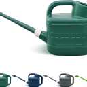 2 Gallon Watering Can, Garden Watering Can Outdoor, Plant Water Can with Removable Long Spout and Stainless Steel Sprinkler Head, Large Plastic Outdoor Watering Cans for Gardening Flower Plants, Alpine Green