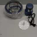 La Reveuse Food Processor,Electric Food Chopper with 7-Cup (1.7L) Glass Bowl, 4 Bi-Level Blades for Chopping,Grinding,Mincing,Whisking,Meal Prep,300W,Blue