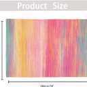 USTIDE Girls Room Rainbow Rug 5x7, Soft Washable Kids Area Rug for Bedroom, Nursery, Playroom and Princess Room Decor, Non Slip Colorful Carpet