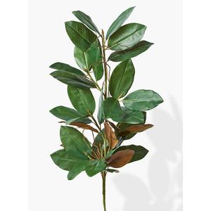 Serene Spaces Living 32in Long Artificial Magnolia Leaf Garland, Ideal to Hang at Wedding, Store Display, Window Sill, Fall Decor, Perfect Holiday Dcor