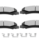SCITOO D1159 Ceramic Brake Pads Sets Front Fit For Buick Allure/ LaCrosse/ Lucerne, For Cadillac DTS, For Chevy Impala/ Impala Limited, For Chevrolet Monte Carlo 2006-2007