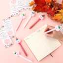 54 Sets Pink Gender Reveal Decorations Bulk a Little Pumpkin Is on The Way Ballpoint Pen with Thank You Cards Gifts for Guests