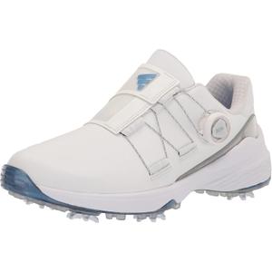 Adidas Women's ZG23 Boa Golf Shoe (5, Footwear White/Blue Fusion Metallic/Silver Metallic)