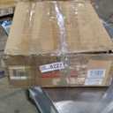 Angel Sar Rattan Nightstands Set of 2, Boho Night Stand with 1 Door, Accent End Table, Wood Bediside Table with Metal Legs&Open Shelf, Natural Wood