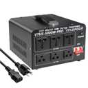 Yinleader 5000W PRO Voltage Transformer Converter Step Up/Down AC 110V/120V to 220V/240V or 220V/240V to 110V/120V Power Converter w/US Standard Power Cord, Circuit Breaker Protection