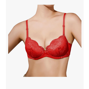 Lace Bras for Women Breathable High Support Full Coverage Bra Lifting Push Up Bras Large Breasts Wireless Underwear Size 90D