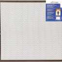 Saint-Gobain ADFORS Brown Screen & Storm Door Grille, 24 Inches x 34 Inches - Durable Door Grille for Added Protection, Pet-Friendly - Brown