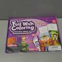 Foil Art Craft Activity for Kids.Foil Foam Stickers Princess Dress-Up Paper Dolls Play Set.2 in 1 Art and Craft for Kids,Creative Travel Toys, Birthday Gifts for Boys & Girls Ages 4 and Up (purple)