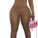 Women's 2 Piece Outfits Track Suits Long Sleeve Top Jogger Legging Pants Workout Sets for women Size 2XL