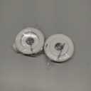 TunaMax (2 Pack) 1/2" IPS Fire Sprinkler Escutcheons 3/4" Adjustment Sprinkler Head Cover Plate Trim Ring White