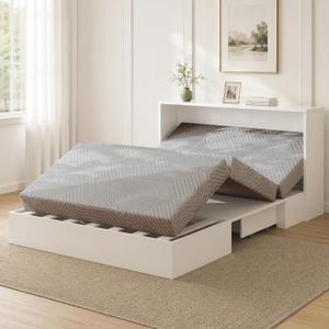 EGOHOME Full Folding Mattress, 6 Inch Memory Foam Tri-fold Mattress