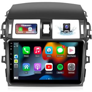 Naifay Android Car Sereo for Toyota Corolla 2009 2010 2011 2012 2013 Radio, 9inch Touch Screen for Corolla Car Stereo with Carplay Android Auto Bluetooth WiFi GPS SWC Backup Camera