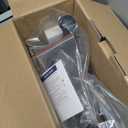 24V Electric Scooter for Kids w/150W Powerful Motor, Thumb Throttle, LCD Screen, Bluetooth, Light-Up Stem Deck & Wheels, 3 Adjustable Heights, 5MPH Safe Speed, 3 Wheel Electric Scooter for Kids (Black)