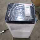 SereneLife 8000 BTU Portable Air Conditioner, 3-in-1 Compact Standing Air Conditioner for Room Up to 350 Sq. Ft., Floor AC Unit with LCD Remote Control, Auto Mode, Low Noise with Wrapped Compressor