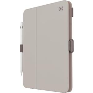 Speck Case for iPad Pro 10th Generation 10.9 Inch - Drop & Camera Protection, Slim Multi Range Stand, Apple Pencil Holder - Beech Grey/Cinnamon Biscuit