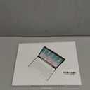 kenke for iPad 11/10th Gen Case with Keyboard 11/10.9 inch 2025 A16/2022, Detachable Wireless Bluetooth Keyboard Case Thin & Light with Built-in Left Side Pencil Holder, White Square Keycaps (Gray)