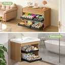 2-Pack-Expandable-Pull-Out-Cabinet-Organizers, No Drill Slide Out Drawers