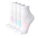 Hanes Women's Cushioned Ankle Socks, Absolute Active Ankle Socks For Women, Seamless Toe, 4-Prs