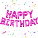 KatchOn, Hot Pink Huge 16" Birthday Balloon, Self Sealing, Reusable, for Girls Party Decorations