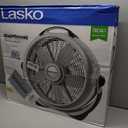 Lasko Wind Machine Fan, Air Circulator Fan with 3 Speeds, 20" Model 3300, Gray