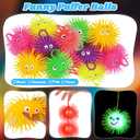 24 PCS Light Up Balls Party Favors for Kids 4-8 8-12 Sensory Squeeze Toys Bulk LED Puffer Balls Classroom Prizes Goodie Bags Stuffers Pinata Fillers Birthday End of Year Student Return Gifts