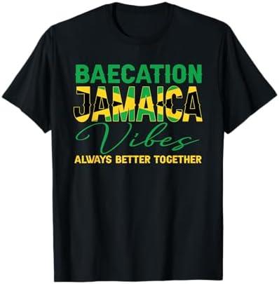 Baecation Jamaica Vibes Matching Couple Vacation Trip T-Shirt Large