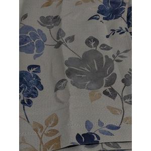 Outdoor Curtains for Patio, Blue Gray Spring Floral Energy Saving Drapes Grommet Top Curtains, Vintage Botanical Outside Curtain for Porch, Gazebo, Deck, 80" x50"