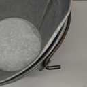 OBTANIM 4 Pack 8 Quart Galvanized Metal Buckets Champagne Drink Cooler Storage Ice Pails with Handle for Plants, Succulents, Party Favors Organizing Home Parties Bar Cooling Supplies