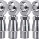 5/8''-18 Heim Joint Rod End Kit with Spacer,Tube Adapters & Jam Nuts,RH & LH Hand Thread .625" Chromoly Heim Joints Panhard Rod End for Steering and Suspension,Traction Bars,Links Joints-2Set