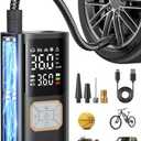 Tire Inflator Portable Air Compressor, 150PSI Air Pump for Car Tires, Cordless Air Compressor Pump with Digital Pressure Gauge, Auto Shut-Off Tire Pump