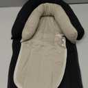 COOLBEBE Upgraded 2-in-1 Babybody Supports for Newborn Infant - Extra Soft Breathable Car Seat Insert Cushion Pad, Perfect for Carseat, Stroller, Swing, Bouncer, Black