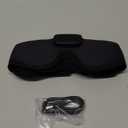 LC-dolida Pro Bluetooth Sleep Mask with White Noise & 3 Lights, Sleep Headphones with Upgrade Chip & Hi-Fi Sound, 3D Zero-Pressure Design for Side Sleepers, Total Blackout Soft Sleep Eye Mask, Black