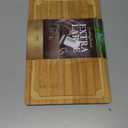 Extra Large Cutting Board, 16" Bamboo Cutting Boards for Kitchen with Juice Groove and Handles Kitchen Chopping Board for Meat Cheese board Heavy Duty Serving Tray, L, Empune