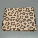 Satin Pillowcase for Hair and Skin, Gold Leopard Printed Pillow Cases Set of 2, Standard Size Silk Satin Pillow Covers for Women with Envelope Closure