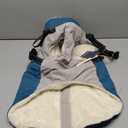 IECOii Dog Winter Coat with Harness Built in, Waterproof Windproof Dog Coats for Large Dogs, Thermal Fleece Cold Weather Jackets with Zip, Outdoor Warm Snow Jacket Reflective, Turquoise Green, XL