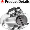 3 Inch Valved Muffler Exhaust Cutout with Muffler Cat Back Exhaust System Kit (Left Side)