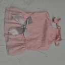Moorfowl French Bulldog Princess Pink Tutu Dress Summer Vest Gauze Skirt for Pug Corgi Doggie Party Tulle Dress with Bowknot Fashion Outfits (M(Back 12.59"-13.38",Chest 21.25"-22.83"))